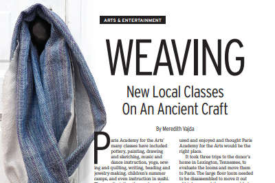 ARTS & ENTERTAINMENT: Weaving - New Local Classes on an Ancient Craft