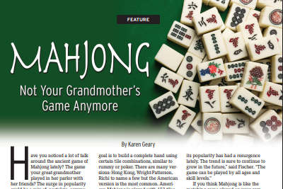 FEATURE: MAHJONG - Not Your Grandmother's Game Anymore